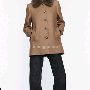 (1회 착용)자라 울 블렌드 코트 L사이즈