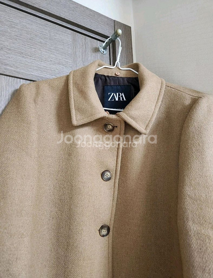 (1회 착용)자라 울 블렌드 코트 L사이즈--3