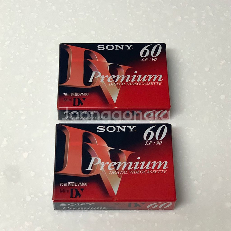 SONY DVM60PR2 비디오 카세트 테이프2개--2