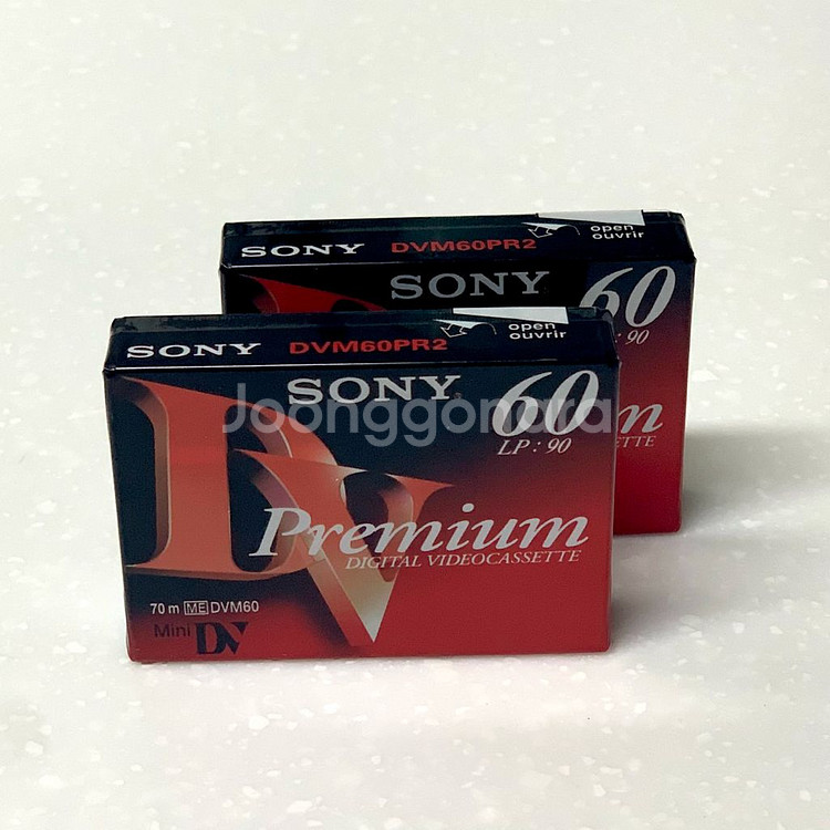 SONY DVM60PR2 비디오 카세트 테이프2개--0