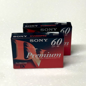 SONY DVM60PR2 비디오 카세트 테이프2개