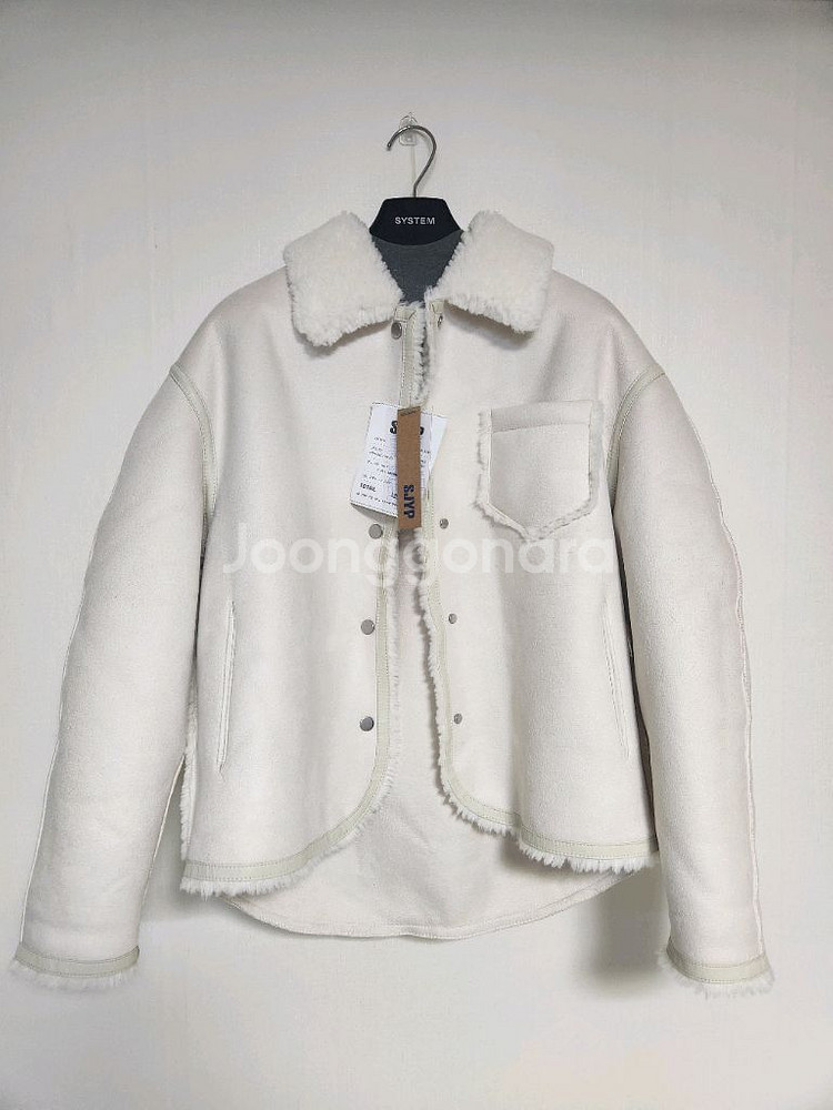 (새상품) SJYP 한섬 시스템 SJSJ 무스탕 S M--0