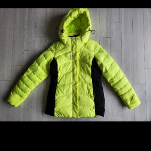 리복 패딩점퍼 S (새상품급)리복 패딩 점퍼 형광색 S