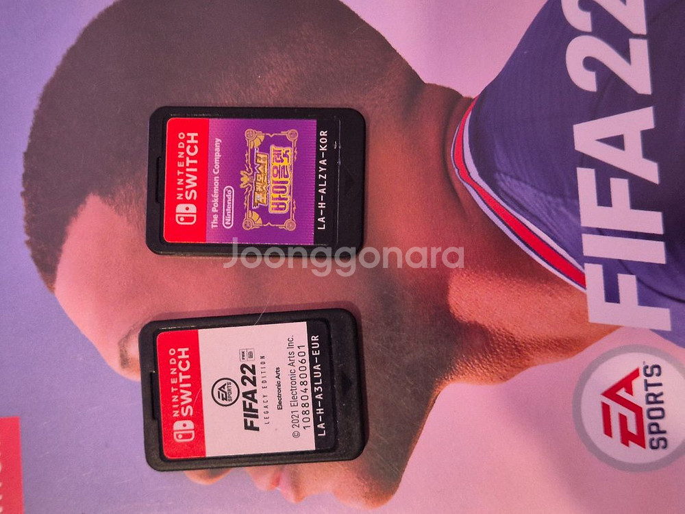 닌텐도 oled 화이트 풀박스+칩,조이스틱,대형케이스--4