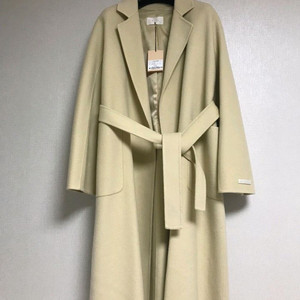 (새상품) SJSJ 한섬 handmade 크림 로브코트