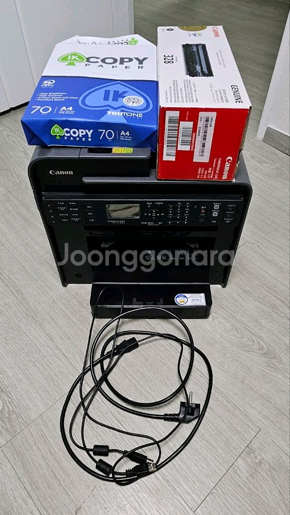 캐논 흑백 복합기 (프린터+스캔+팩스+복사)--0