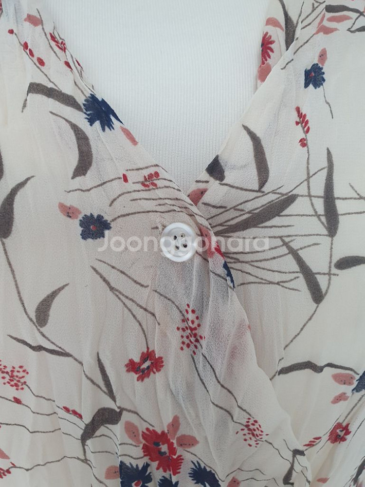 쉬폰 롱원피스(거의새거)프리사이즈--3