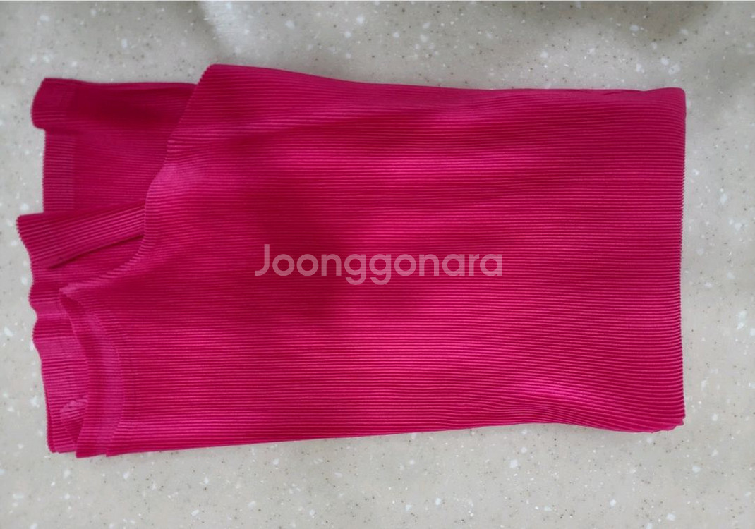 플리츠 플리즈 미스트 핑크 3사이즈--0