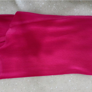 플리츠 플리즈 미스트 핑크 3사이즈