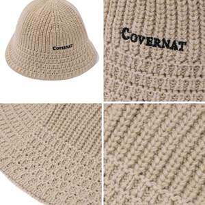 커버낫 니트 버킷햇