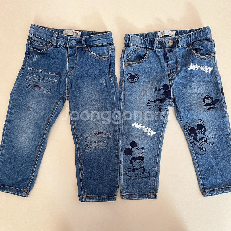 (일괄) 자라 청바지 12-18m 돌전후 두돌 가을--0