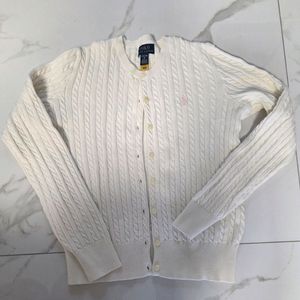 폴로 랄프로렌 걸즈 라지 L 케이블 여아 가디건