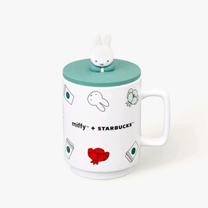 [택포] 스타벅스 포에버 미피 피규어 머그 355ml
