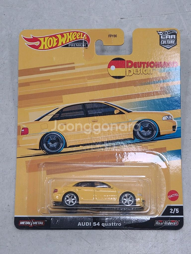 핫휠 프리미엄 아우디 S4 콰트로 미개봉--0