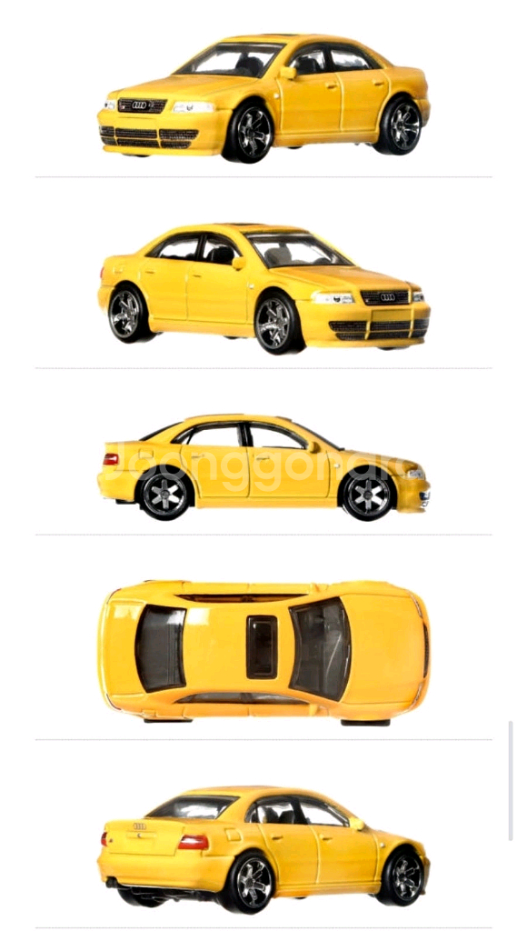 핫휠 프리미엄 아우디 S4 콰트로 미개봉--4