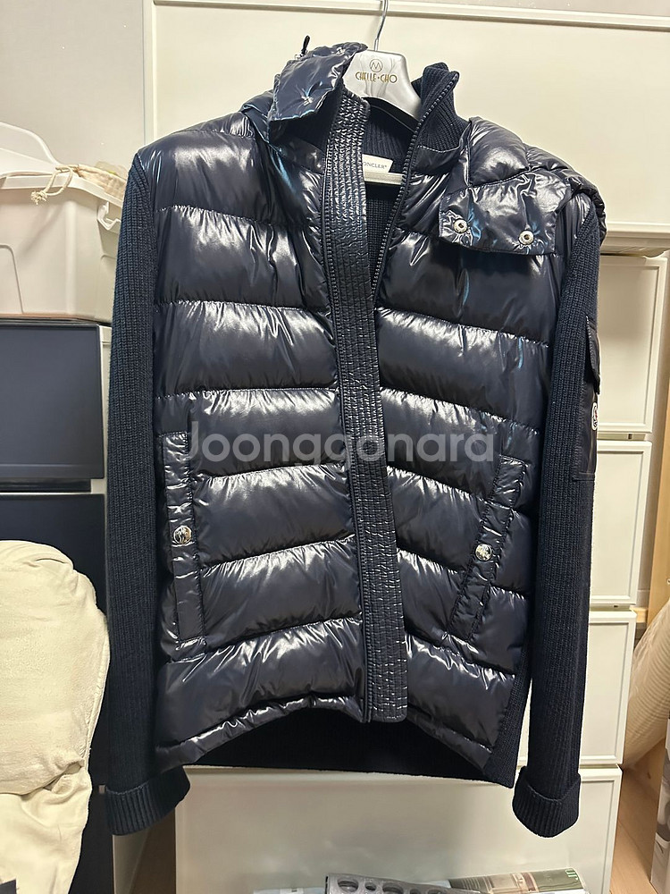 몽클레어 니트 패딩(후드)--1