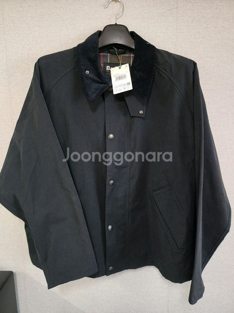 [42][새상품] 바버 OS 트랜스포트 자켓 네이비--0