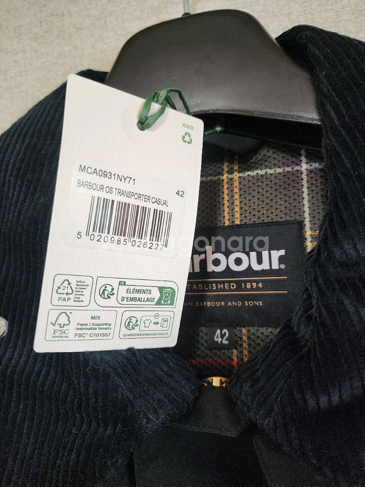 [42][새상품] 바버 OS 트랜스포트 자켓 네이비--2