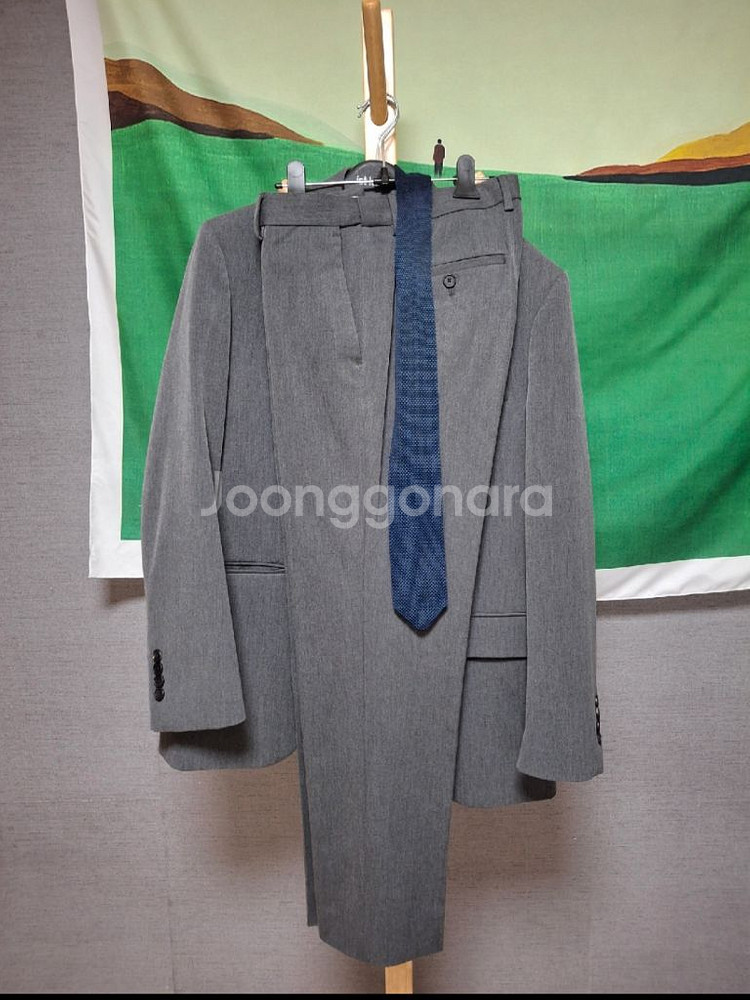 무탠다드 다크그레이 정장 셋업--0