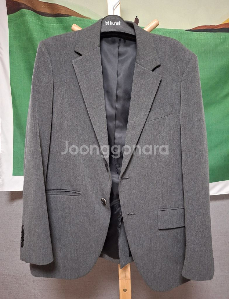 무탠다드 다크그레이 정장 셋업--1