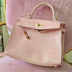 밀크코코아 러블리 핑크 미니백 (택포)