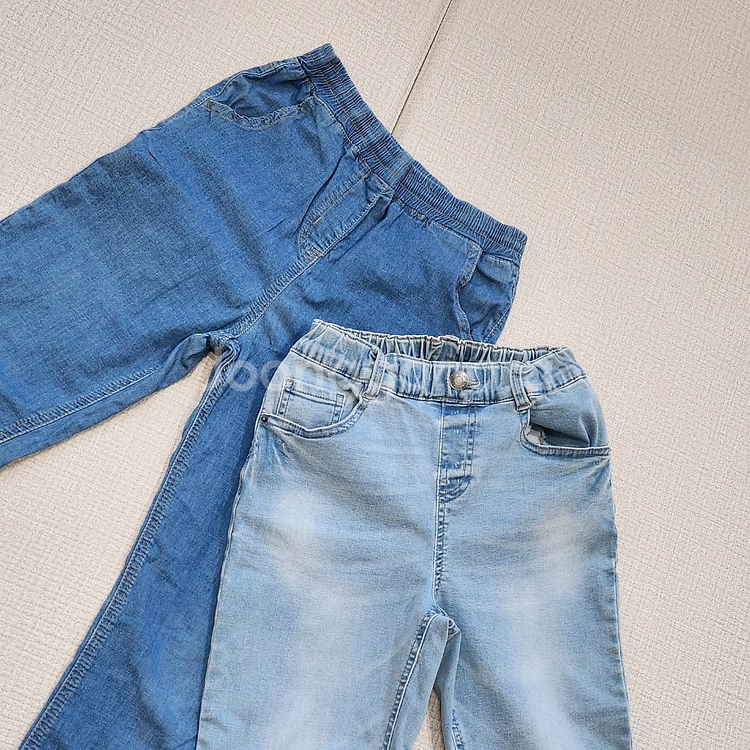 인디고 뱅크키즈 청바지 외 130 하의류3종--4