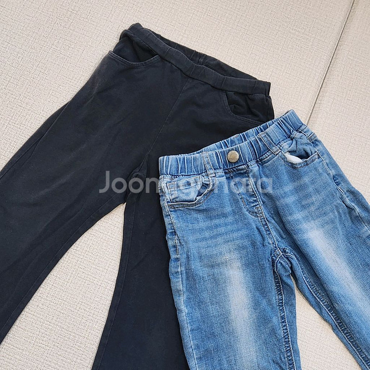 인디고 뱅크키즈 청바지 외 130 하의류3종--5