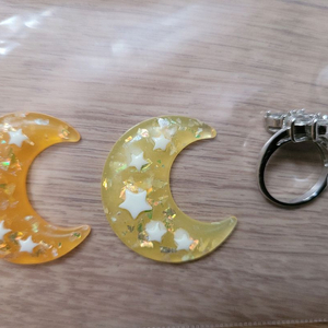 핸드폰꾸미기 장식(새거 아이스크림,달), 반지