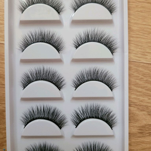 풍성한 무대용 섬세한 새거 속눈썹 5쌍