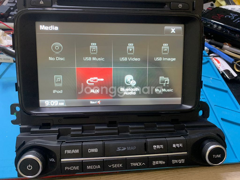 더뉴k5 AVN 순정 자출 데크 팝니다.--1