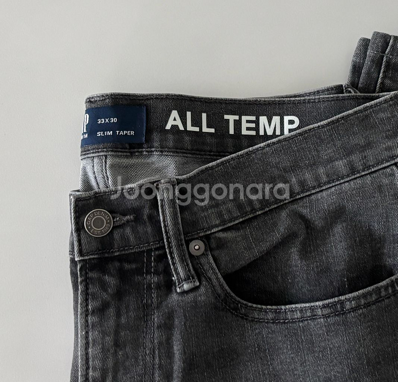 갭(GAP) 남성 데님팬츠--1