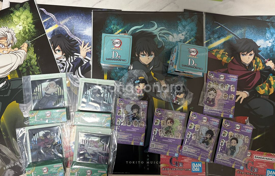 귀멸의 칼날 제일복권 포스터, 아크릴, 초코노코, 키링--0