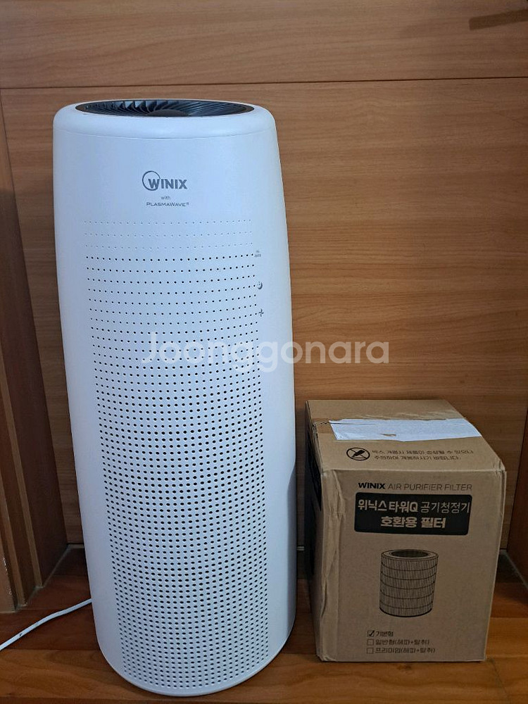위닉스 대형 타워형 공기청정기 (필터 새상품)--0