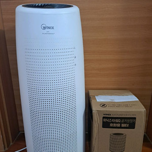 위닉스 대형 타워형 공기청정기 (필터 새상품)