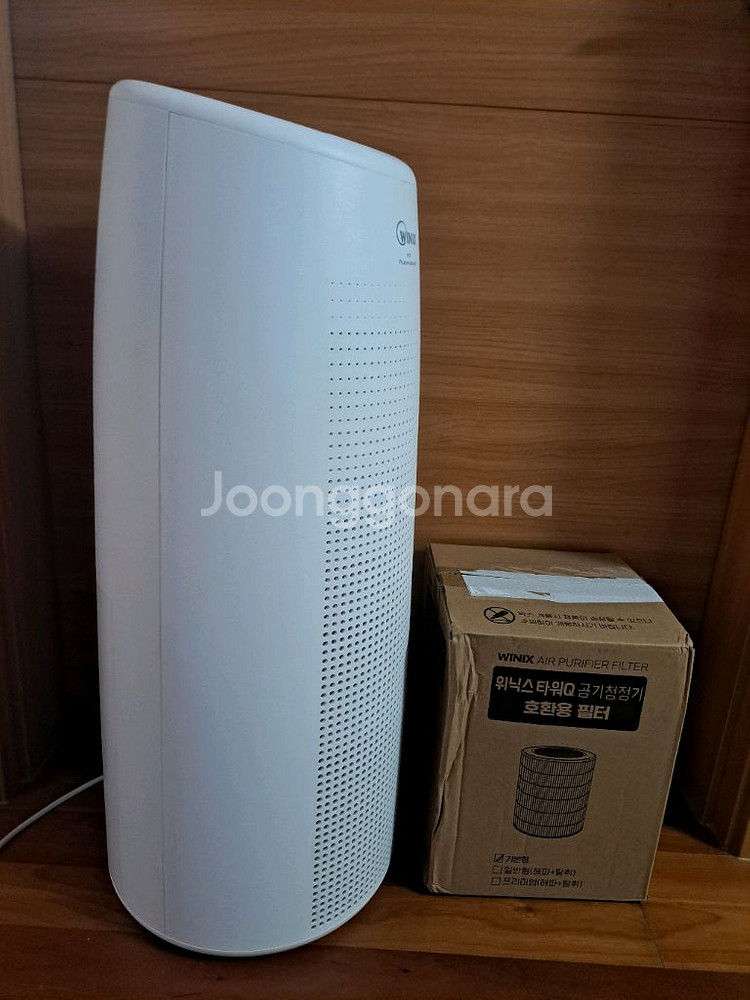 위닉스 대형 타워형 공기청정기 (필터 새상품)--1
