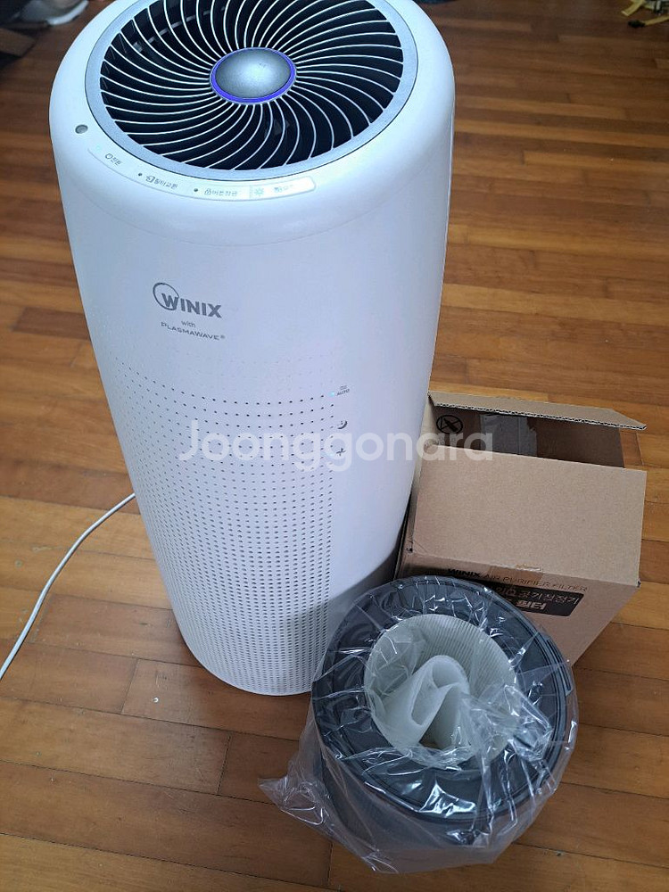 위닉스 대형 타워형 공기청정기 (필터 새상품)--2