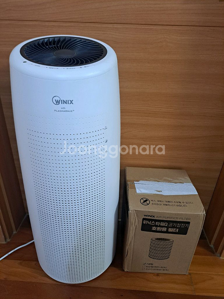 위닉스 대형 타워형 공기청정기 (필터 새상품)--5