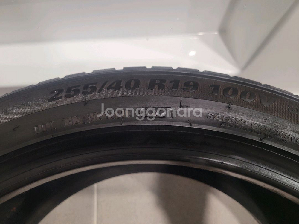 19인치 윈터 타이어 2짝--5