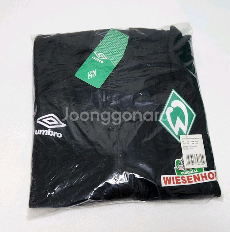 3XL/베르더브레멘 집업 자켓 축구 엄브로 트레이닝복--5