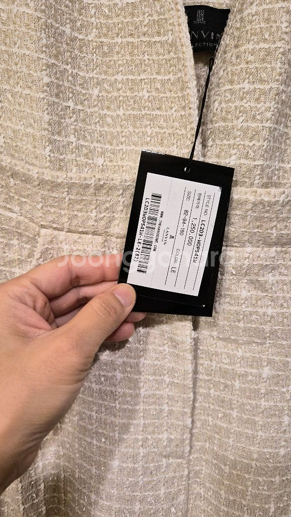 한섬 랑방 투턱 오버롤 팬츠--6