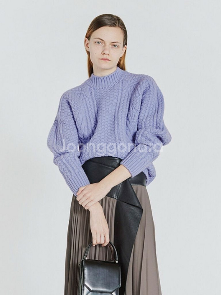 렉토 케이블 울 니트(공효진 니트)--2