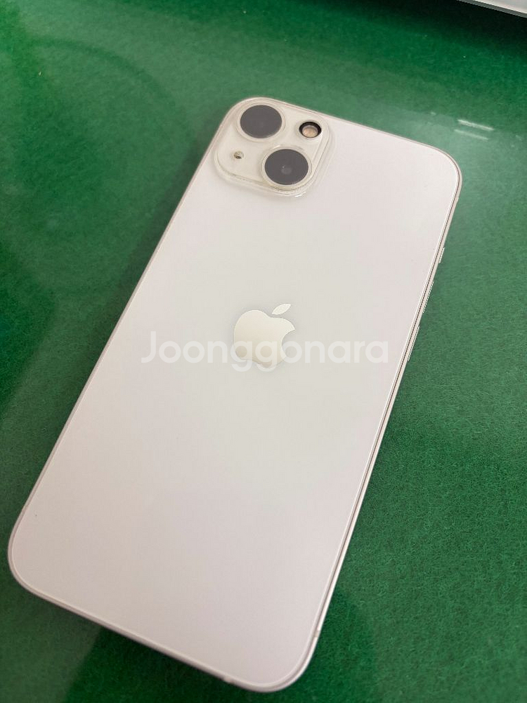 아이폰13 일반 128g 스타라이트 팝니다.--3