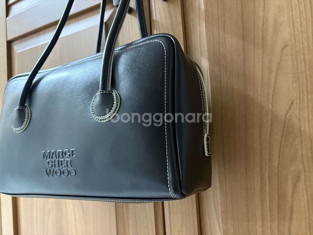 마지셔우드 소프트 보스턴백 블랙--1