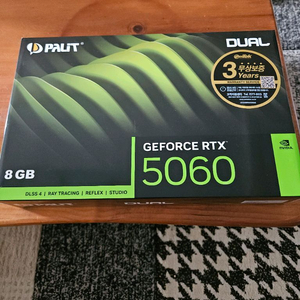 [PALIT] 지포스 RTX 5060 DUAL D7 8