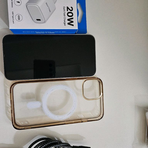 아이폰13 일반 핑크 256기가 +보조배터리