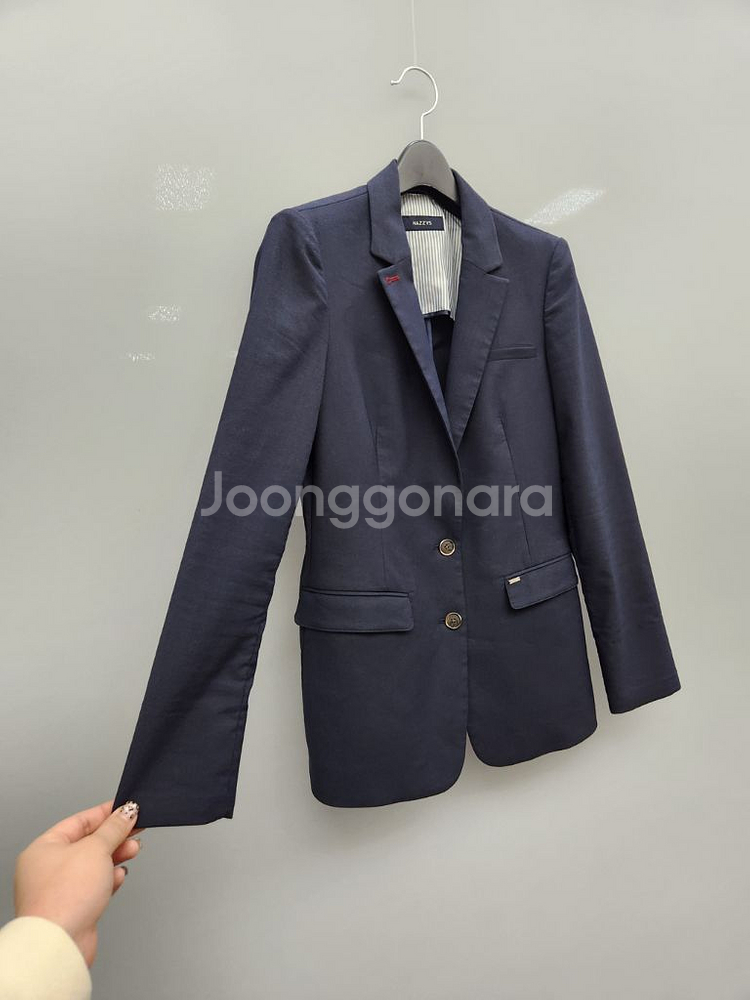 헤지스 네이비 자켓--2