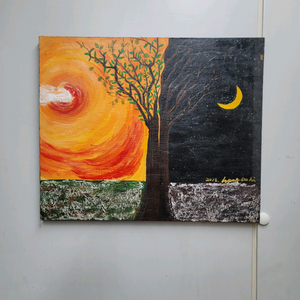 12호 2018년 홍수희작가 유화그림