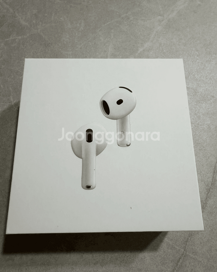 Apple 에어팟 4 액티브 노이즈 캔슬링 MXP93K--0
