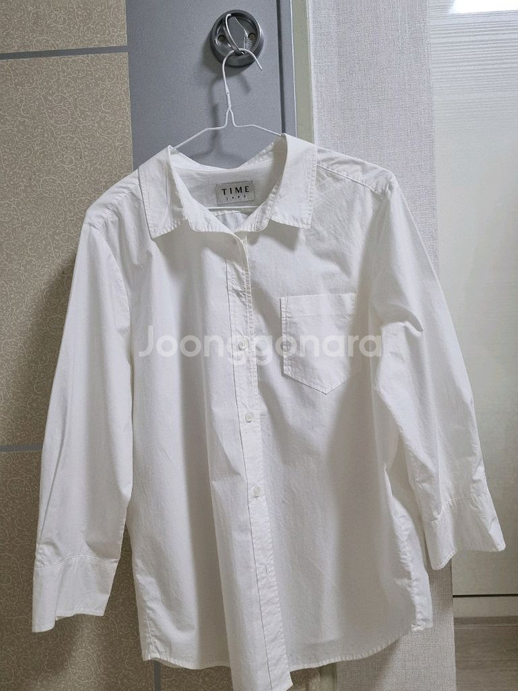 타임 화이트 셔츠--0