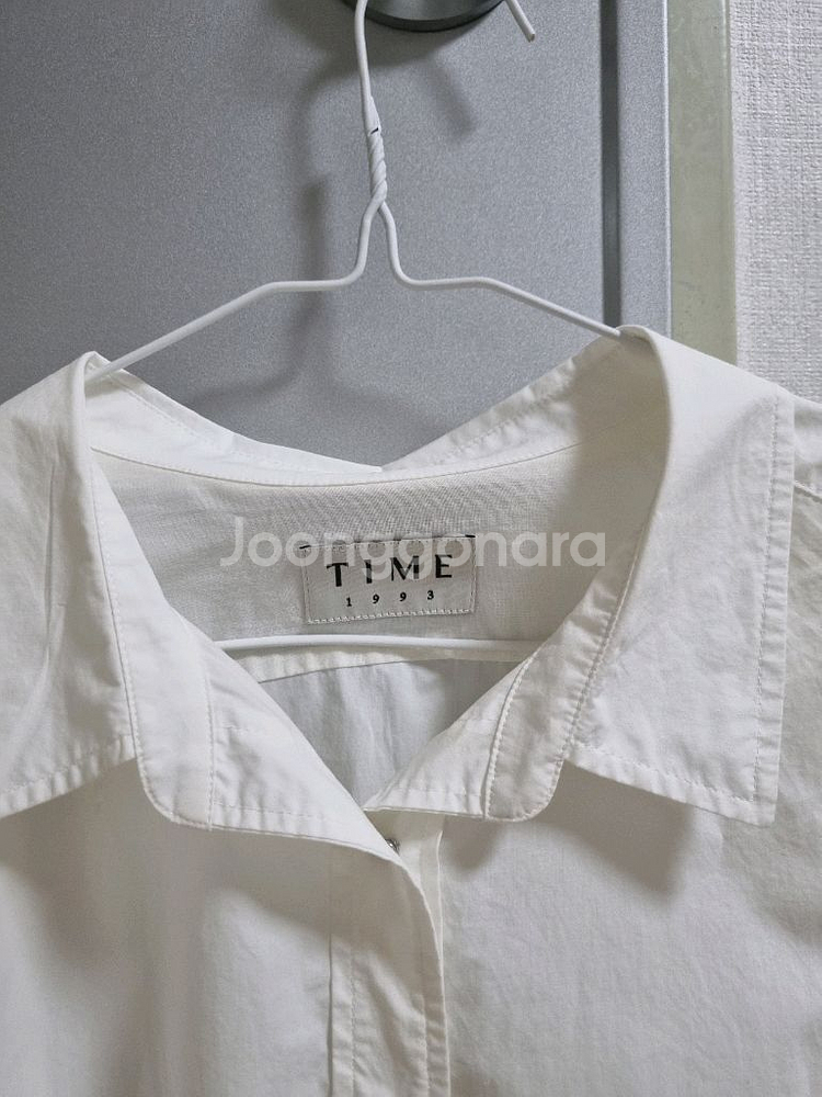 타임 화이트 셔츠--1